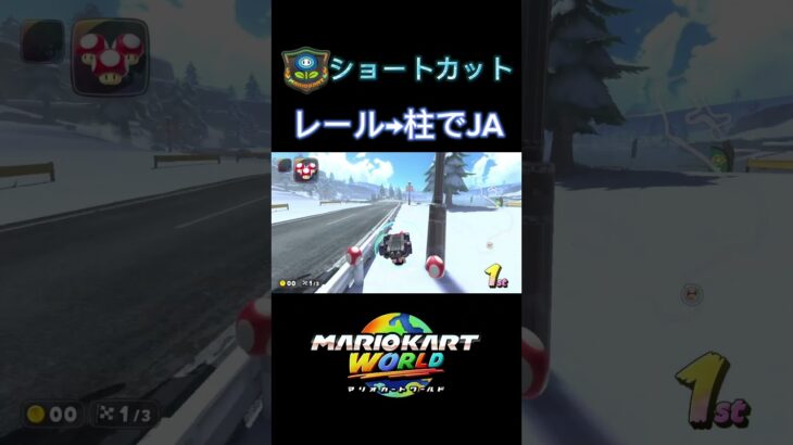 アイスラリーの練習必須ショートカット #mariokartworld  #マリオカート  #マリオカートワールド  #NISC