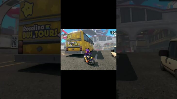 そらとぶピーチスタジアムかんこうツアー /ポールむずくない？#マリオカートワールド#pスイッチ