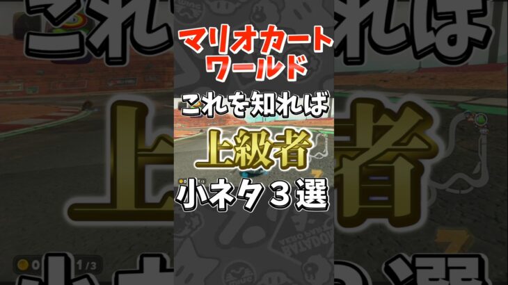 マリオカートワールドの小ネタ3選!! #マリカ #マリオカートワールド