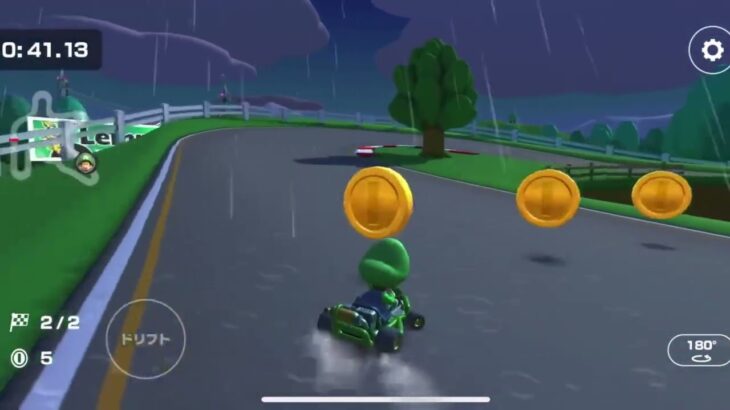 マリオカートツアー タイムアタック ルイージサーキット